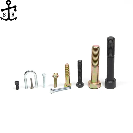 DIN931 Hexagon Head Bolts and Nuts with Greenkote Coating for Auto Parts